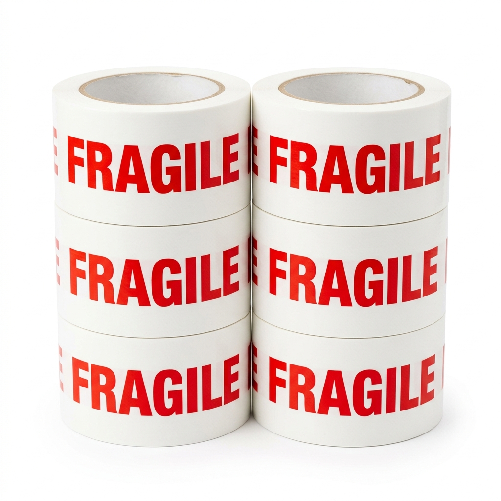 Printed Fragile Tape (6-Pack Saver)